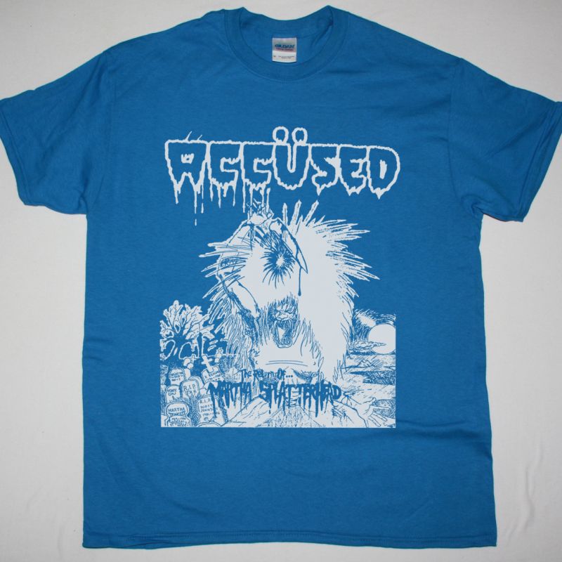 thumbnail image 2 of THE ACCUSED The Return Of Martha Splatterhead Early '00 Vtg Black T 2 of 10