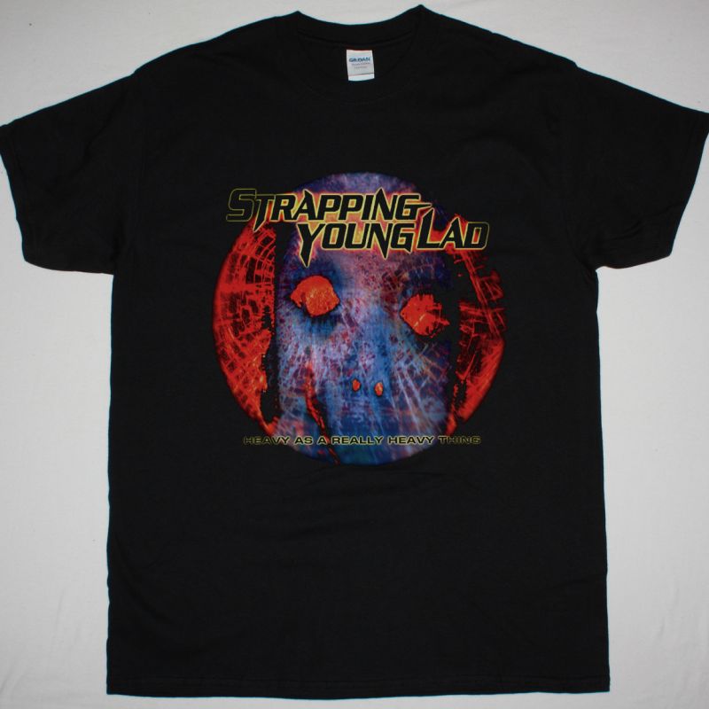 Margaret Mitchell stak Berolige STRAPPING YOUNG LAD HEAVY AS A REALLY HEAVY THING NEW BLACK T-SHIRT - Best  Rock T-shirts