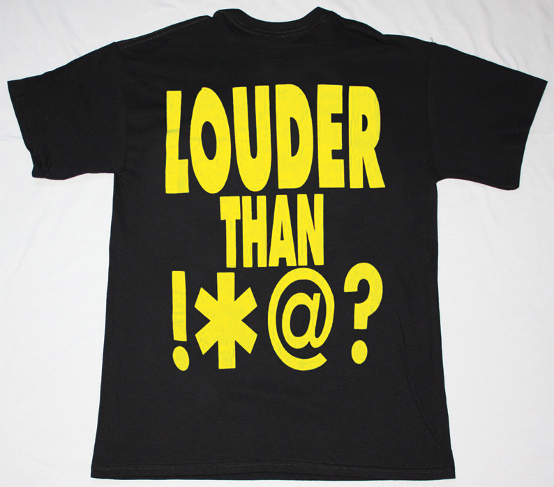 SOUNDGARDEN LOUDER THAN LOVE 1989   NEW BLACK T-SHIRT