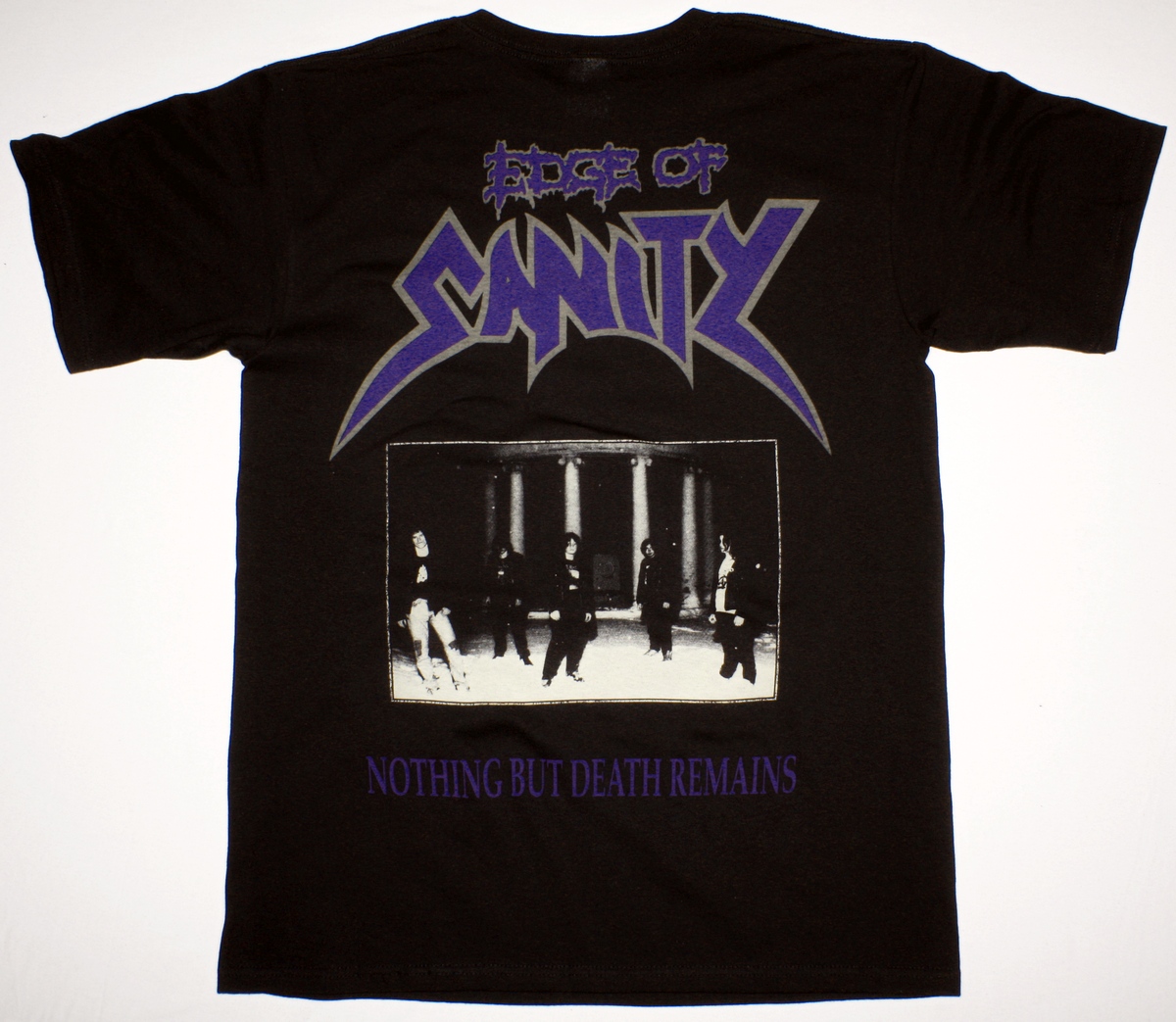 EDGE OF SANITY NOTHING BUT DEATH REMAINS 91 NEW BLACK T-SHIRT
