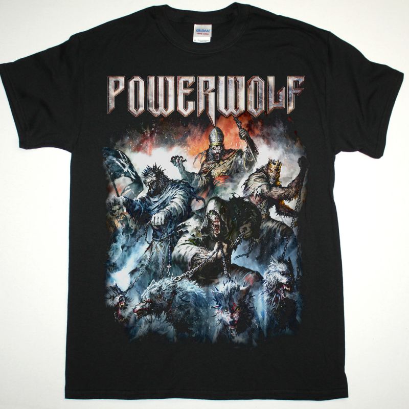 POWERWOLF BEST OF THE BLESSED NEW BLACK T-SHIRT - Best Rock T-shirts