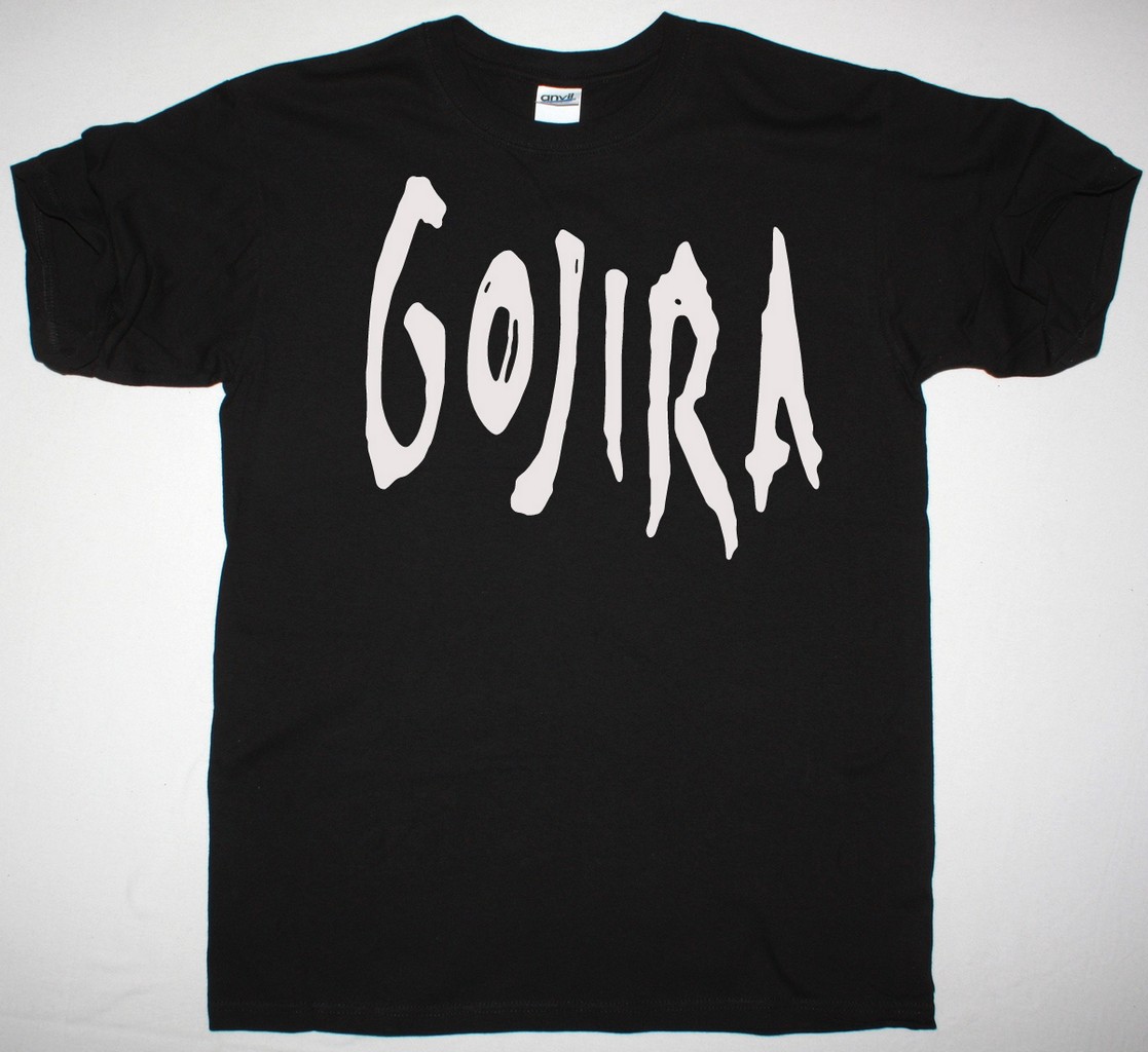 GOJIRA SCRATCHED LOGO NEW BLACK T SHIRT - Best Rock T-shirts