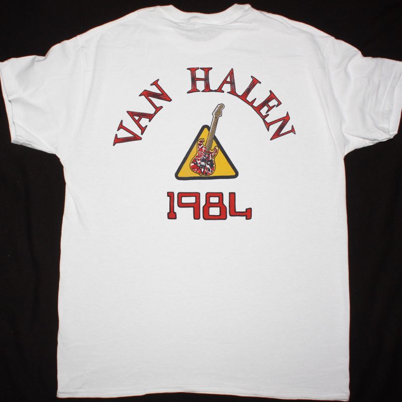 VAN HALEN 1984 TOUR NEW WHITE T SHIRT
