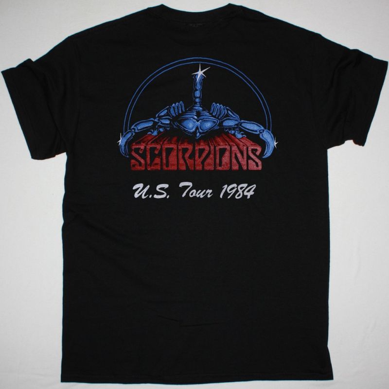 SCORPIONS LOVE AT FIRST STING US TOUR 84 NEW BLACK T-SHIRT