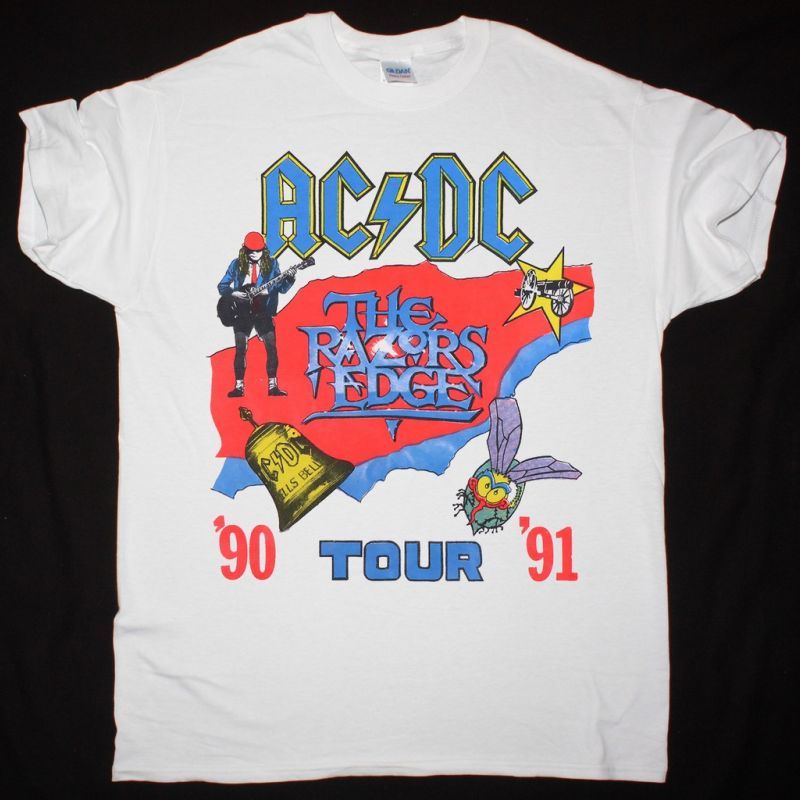 AC DC THE RAZORS EDGE TOUR 90-91 AC/DC - Best Rock T-shirts