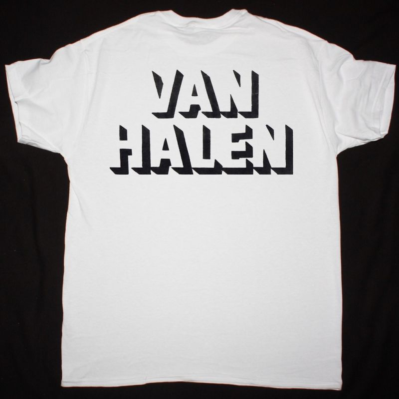 VAN HALEN INVASION NEW WHITE T SHIRT