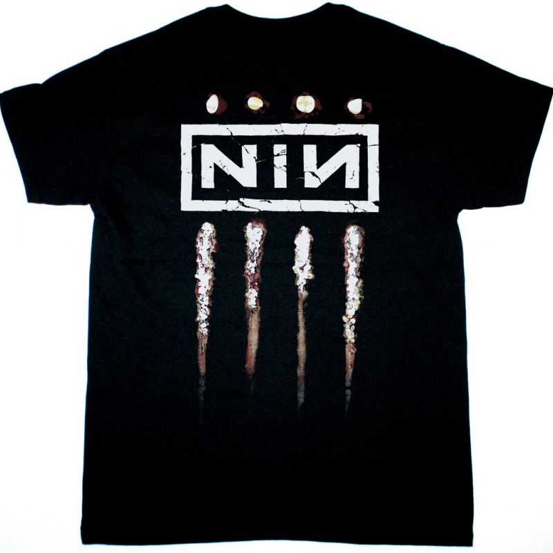 Official Nine Inch Nails T-Shirt – Downward Spiral Band Logo, New Unisex