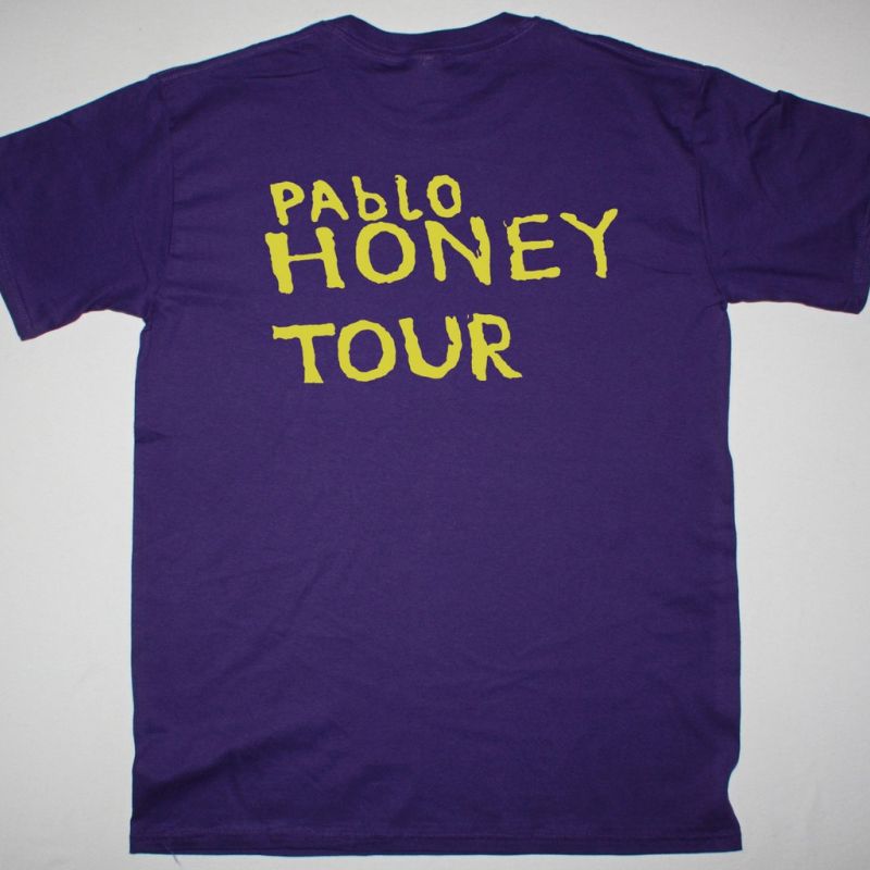 RADIOHEAD PABLO HONEY TOUR NEW PURPLE T-SHIRT