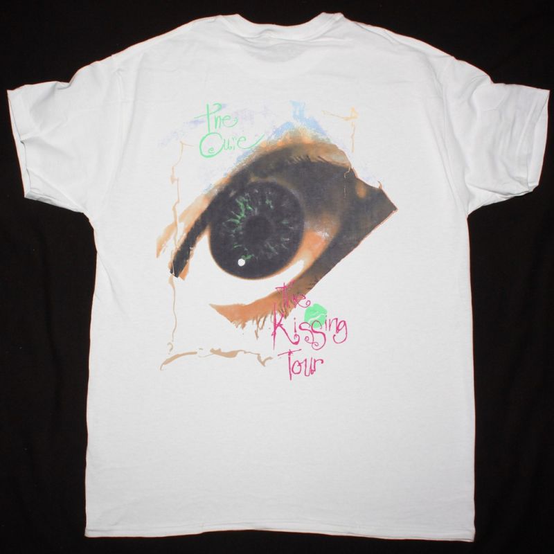 THE CURE KISSING TOUR NEW WHITE T-SHIRT
