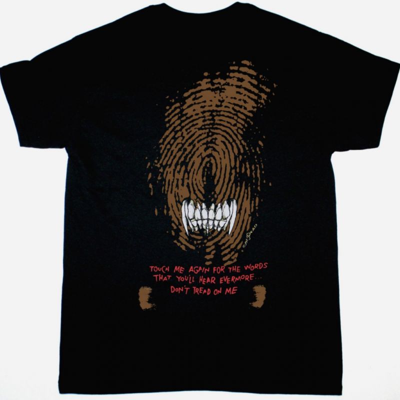 METALLICA DON'T TREAD ON ME NEW BLACK T-SHIRT