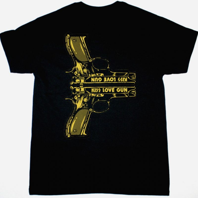 KISS LOVE GUN NEW BLACK T-SHIRT