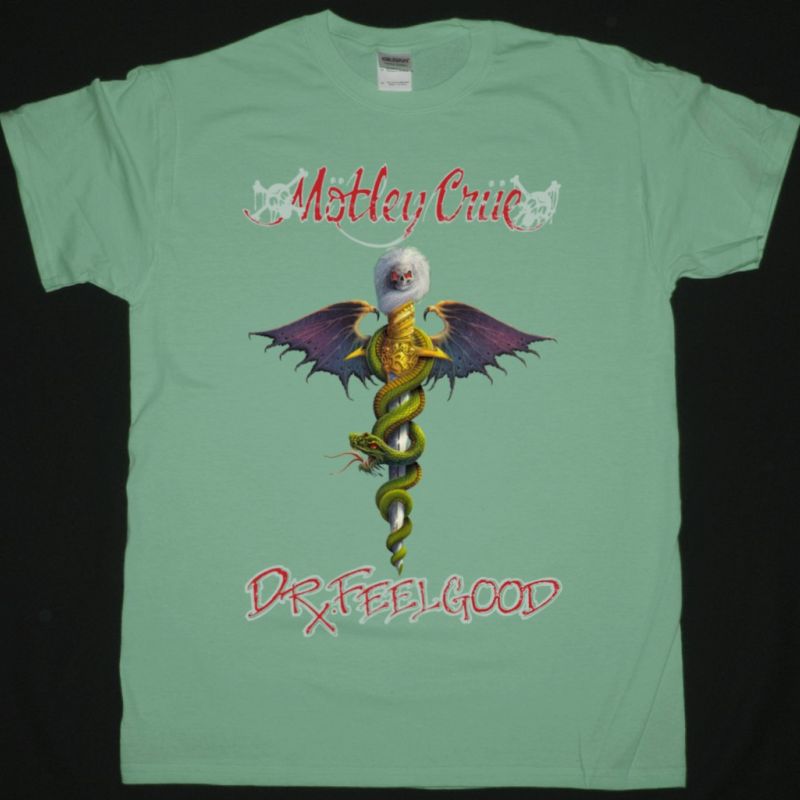 MOTLEY CRUE 1989 DR. FEELGOOD MINT - Best Rock T-shirts
