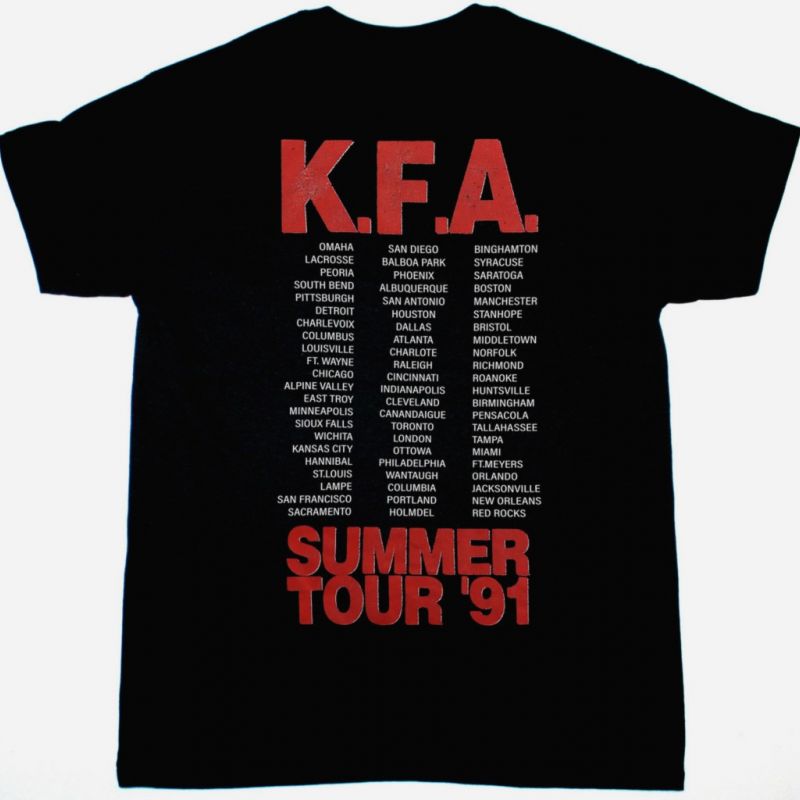 DAMN YANKEES SUMMER TOUR 91 NEW BLACK T-SHIRT