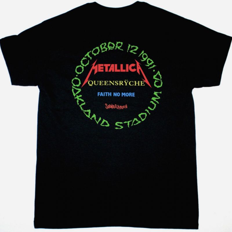 METALLICA DAY ON THE GREEN CONCERT NEW BLACK T-SHIRT