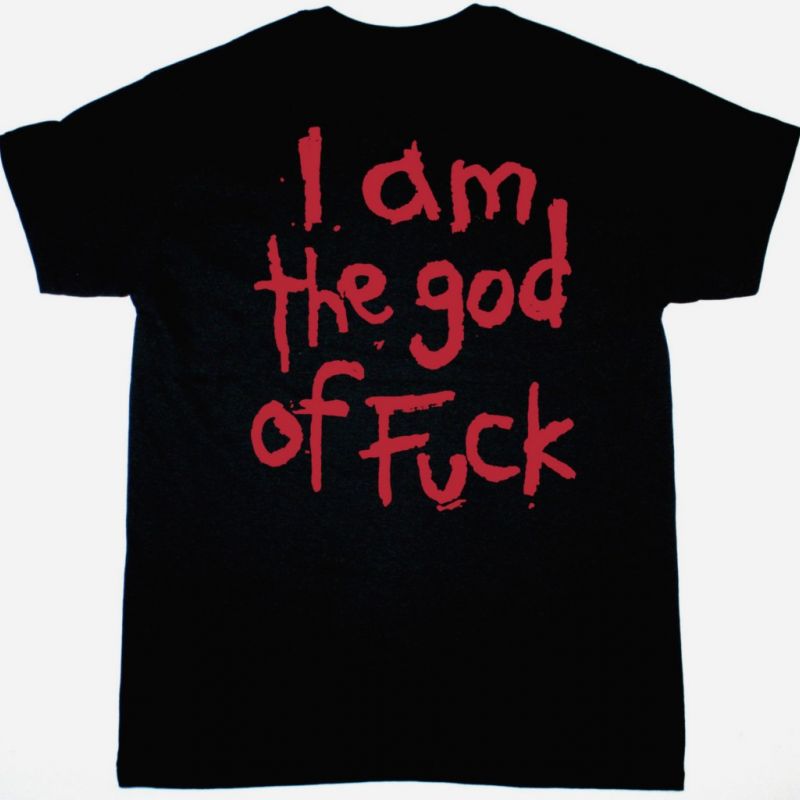 MARILYN MANSON GOD OF FUCK NEW BLACK T-SHIRT
