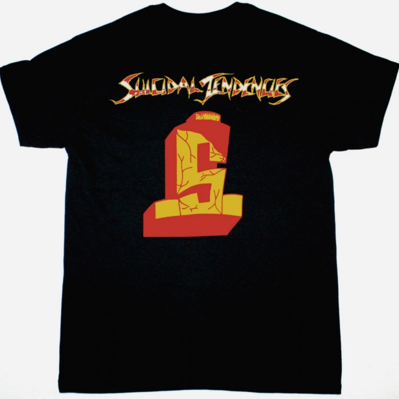 SUICIDAL TENDENCIES FEEL LIKE SHIT NEW BLACK T-SHIRT