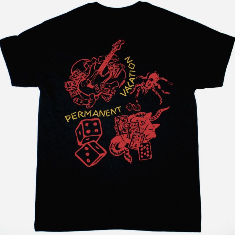 AEROSMITH PERMANENT VACATION NEW BLACK TSHIRT