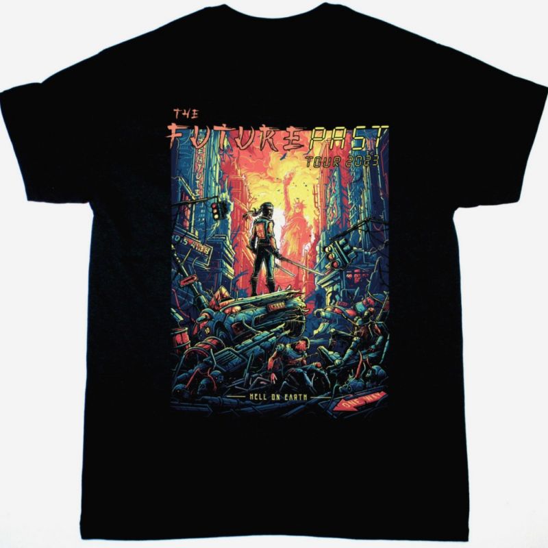 IRON MAIDEN ALEXANDER THE GREAT FUTURE PAST 2023 TOUR NEW BLACK T-SHIRT