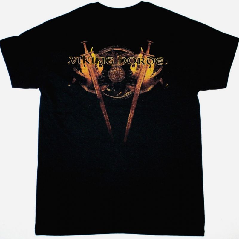 AMON AMARTH VIKING HORDE NEW BLACK T-SHIRT