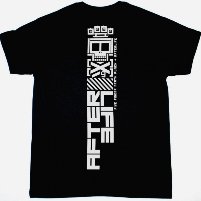FIVE FINGER DEATH PUNCH AFTERLIFE NEW BLACK T-SHIRT