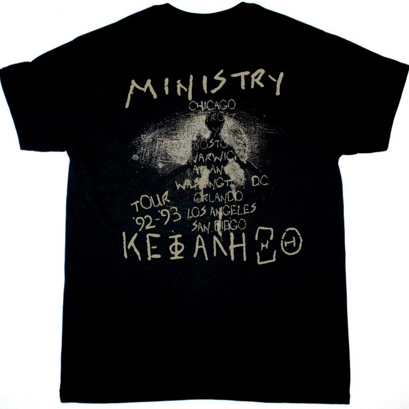 MINISTRY ΚΕΦΑΛΗΞΘ TOUR NEW BLACK T-SHIRT