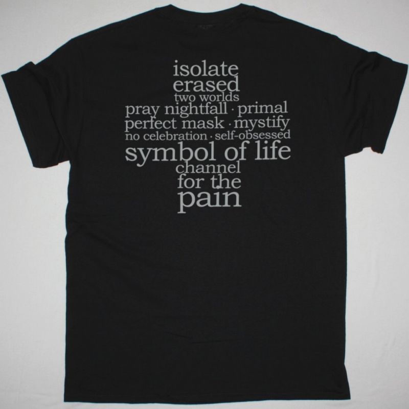 PARADISE LOST SYMBOL OF LIFE NEW BLACK T SHIRT
