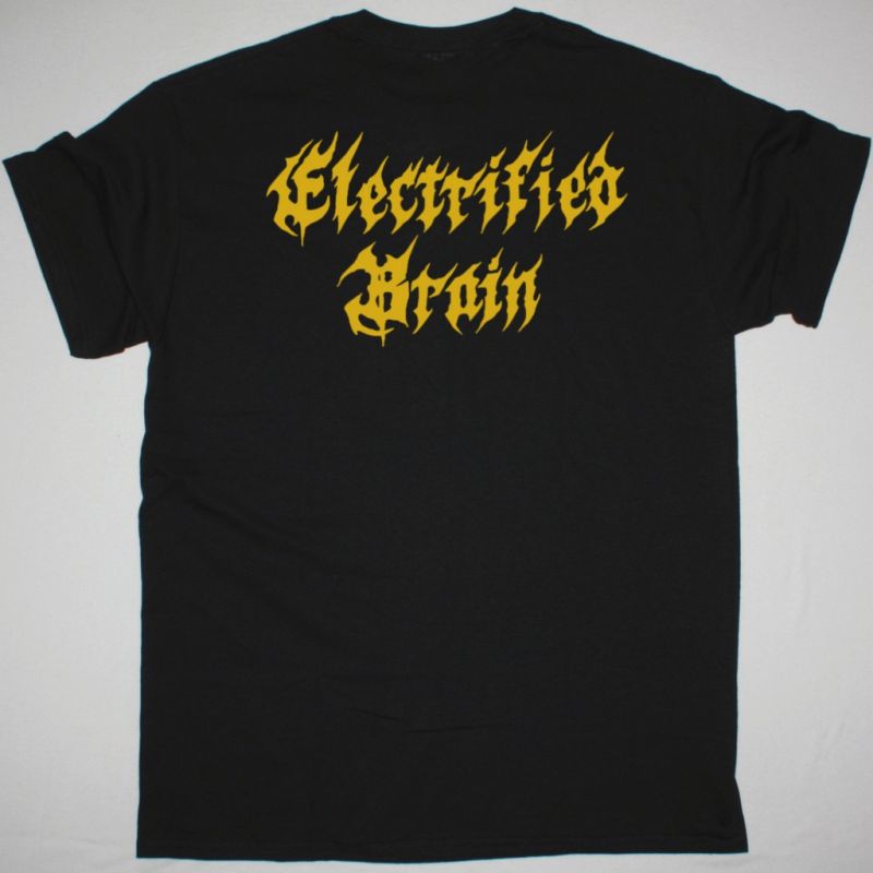 MUNICIPAL WASTE ELECTRIFIED BRAIN NEW BLACK T-SHIRT