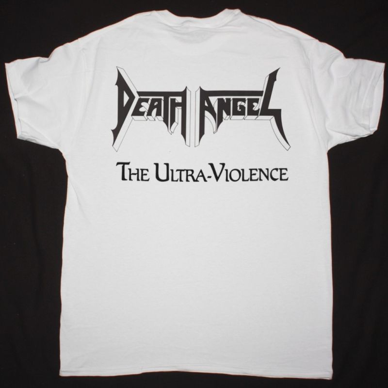 DEATH ANGEL THE ULTRA VIOLENCE NEW WHITE T-SHIRT