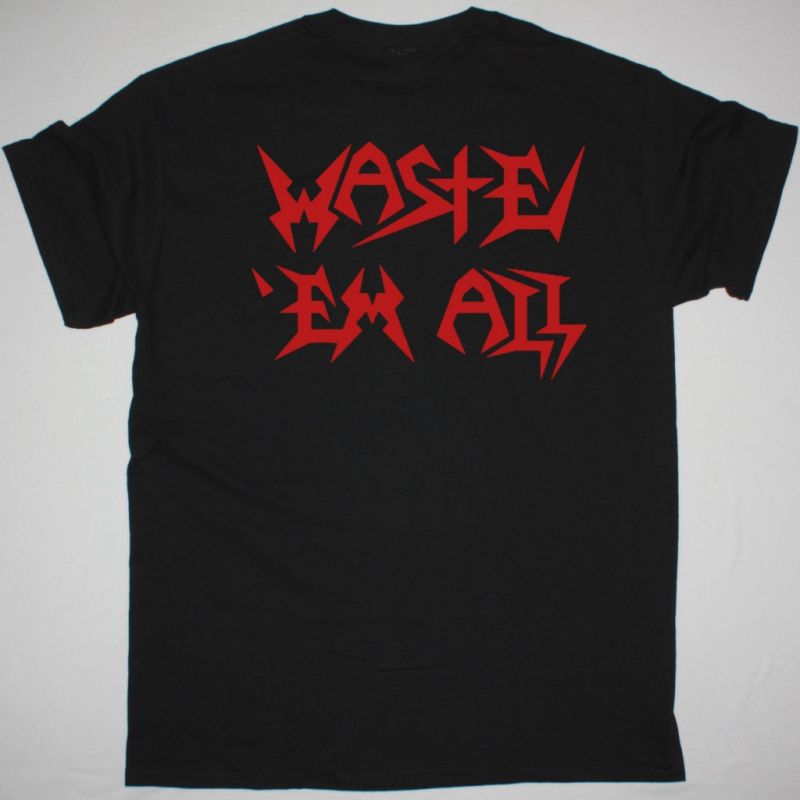 MUNICIPAL WASTE WASTE EM ALL NEW BLACK T-SHIRT
