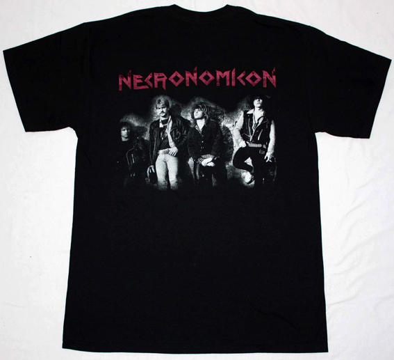 NECRONOMICON APOCALYPTIC NIGHTMARE '87 NEW BLACK T-SHIRT