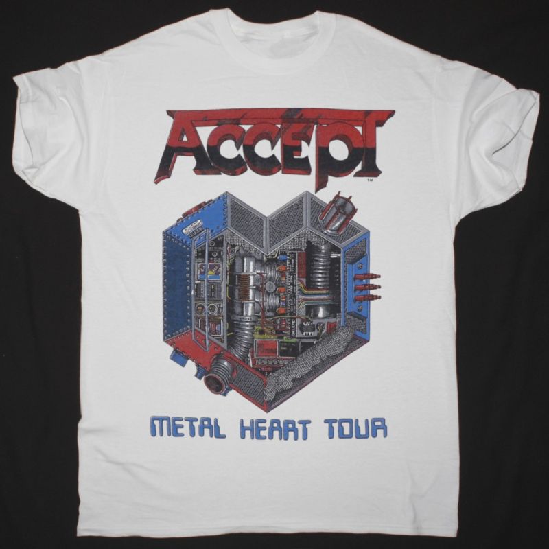 ACCEPT METAL HEART TOUR - Best Rock T-shirts