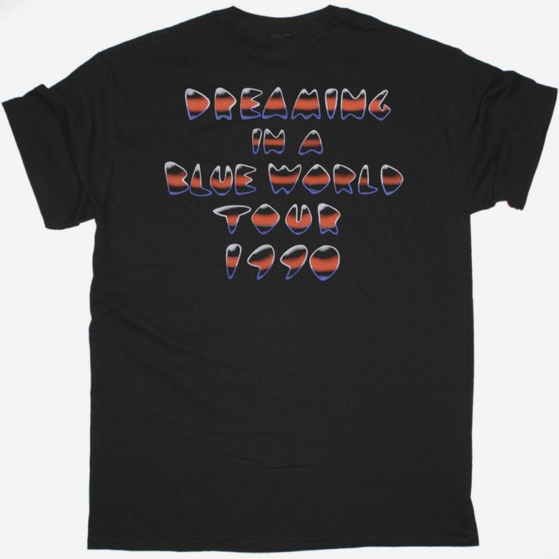 JOE STARIANI DREAMING IN A BLUE WORLD TOUR  NEW BLACK T-SHIRT