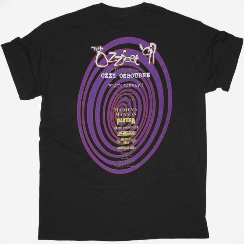 OZZFEST OZZY OSBOURNE TOUR '97 NEW BLACK T-SHIRT