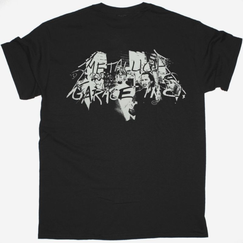 METALLICA GARAGE INC NEW BLACK T-SHIRT