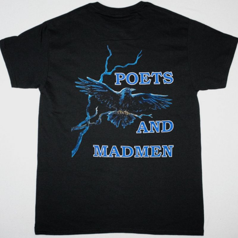 SAVATAGE POETS AND MADMEN NEW BLACK T-SHIRT
