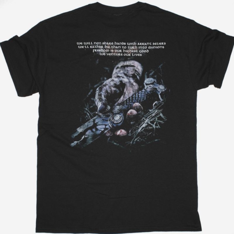ELUVEITIE MEET THE ENEMY NEW BLACK T SHIRT