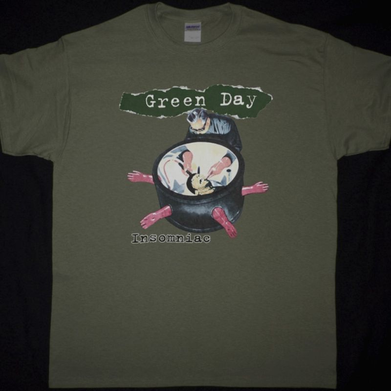 GREEN DAY INSOMNIAC 1995 WORLD TOUR - Best Rock T-shirts
