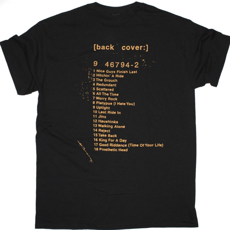 GREEN DAY NIMROD NEW BLACK T SHIRT