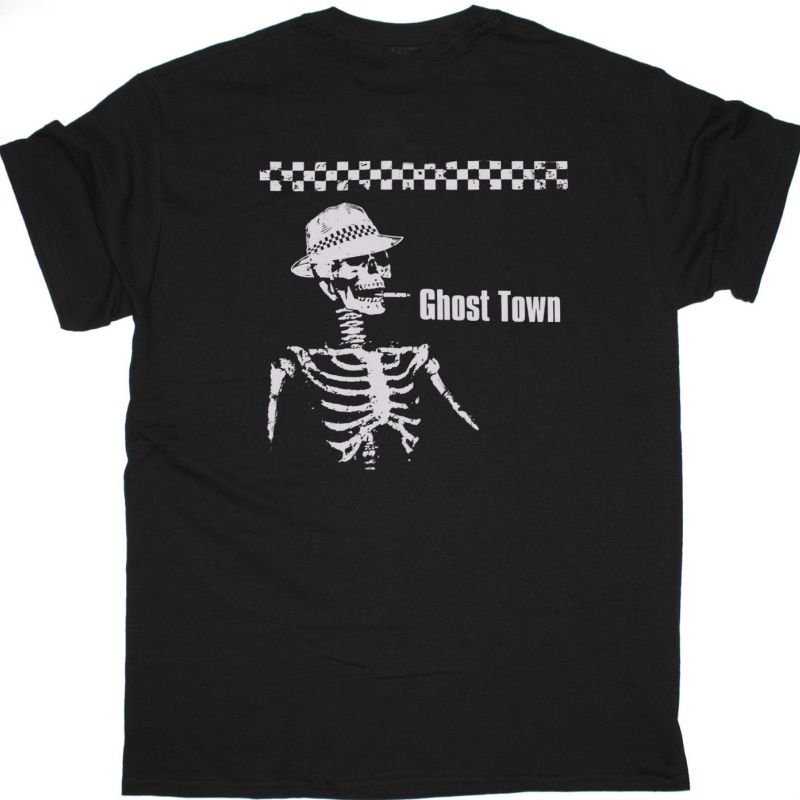 THE SPECIALS GHOST TOWN NEW BLACK T SHIRT
