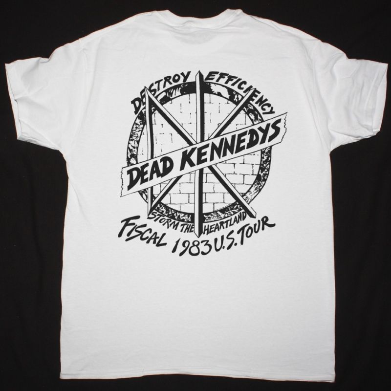DEAD KENNEDYS DESTROY EFFICIENCY NEW WHITE T-SHIRT