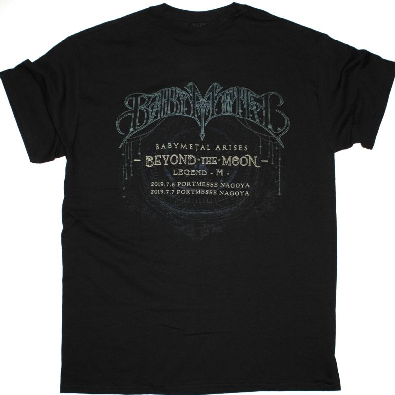BABYMETAL BEYOND THE MOON LEGEND M NEW BLACK T-SHIRT