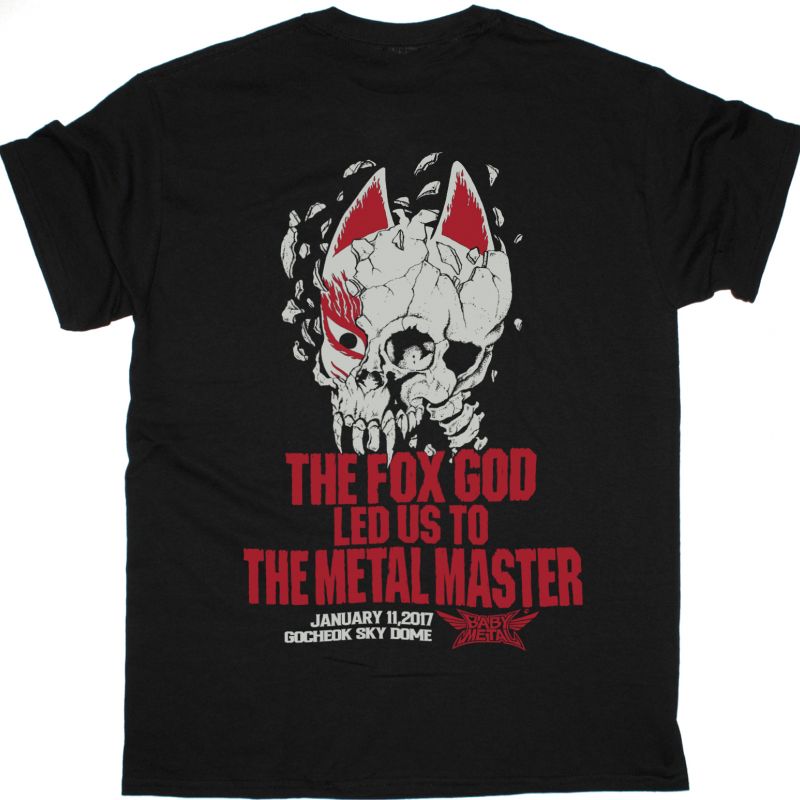 BABYMETAL METAL RESISTANCE NEW BLACK T-SHIRT