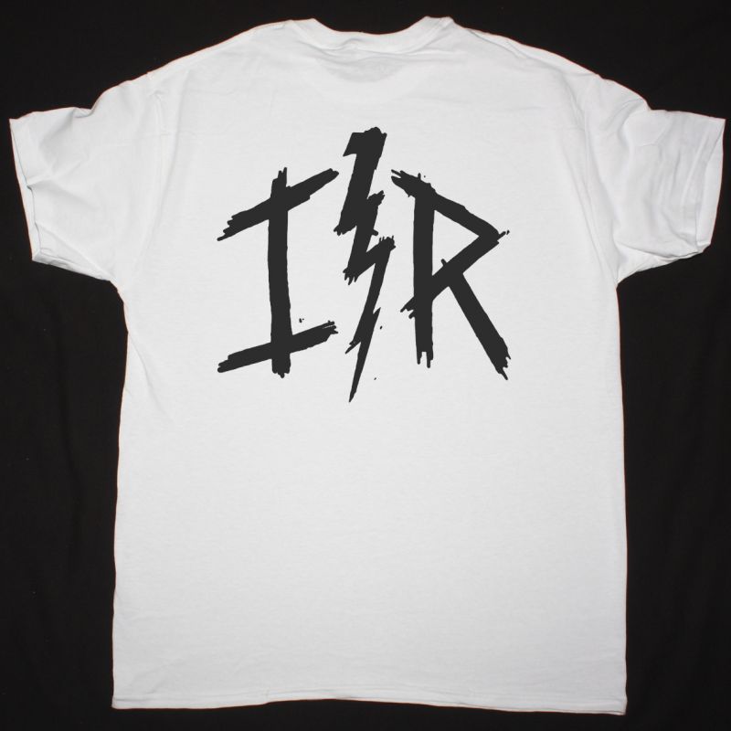 IRON REAGAN REWIND BLACK INK NEW WHITE T-SHIRT