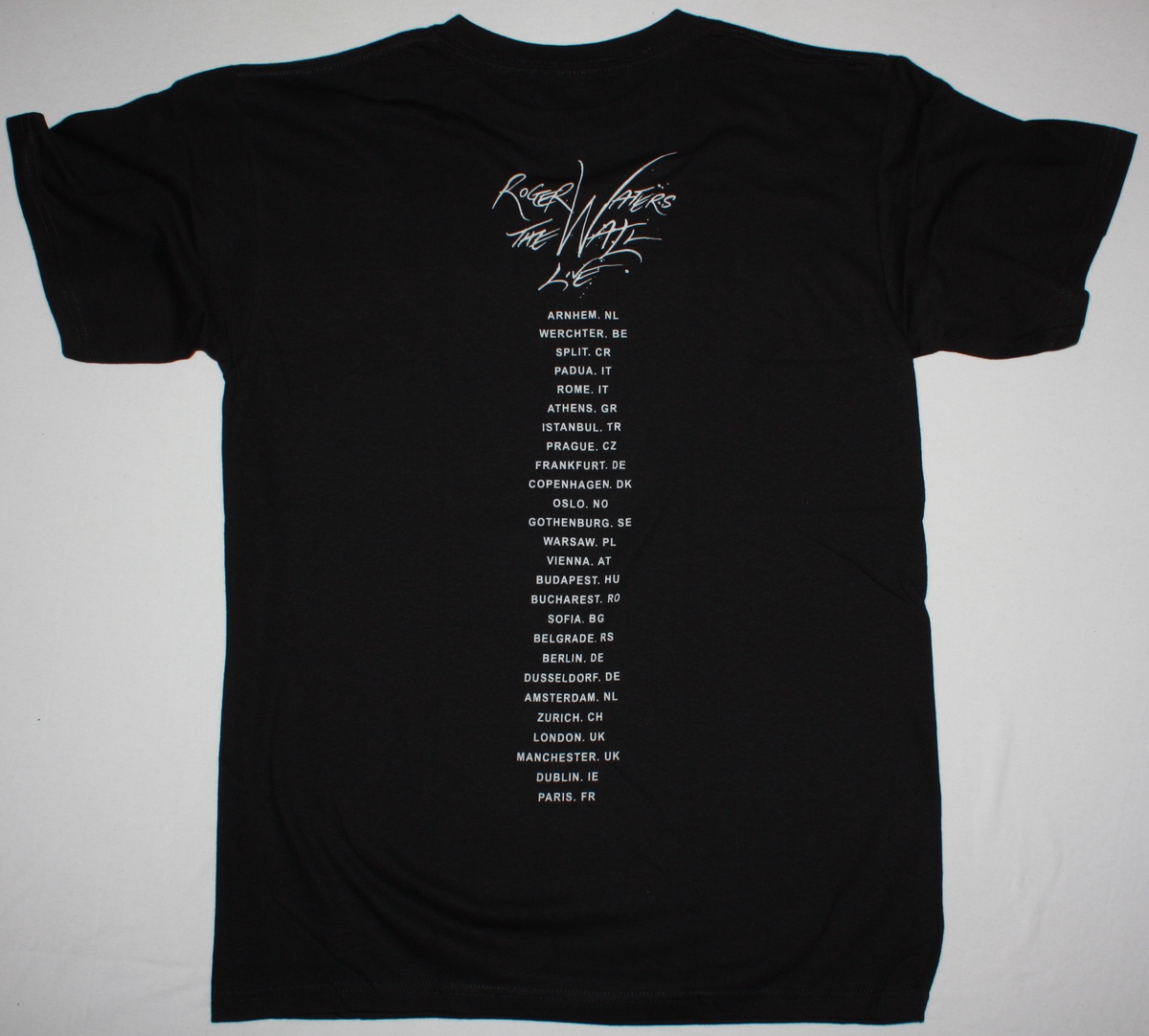 ROGER WATERS THE WALL RETURNS NEW BLACK T-SHIRT