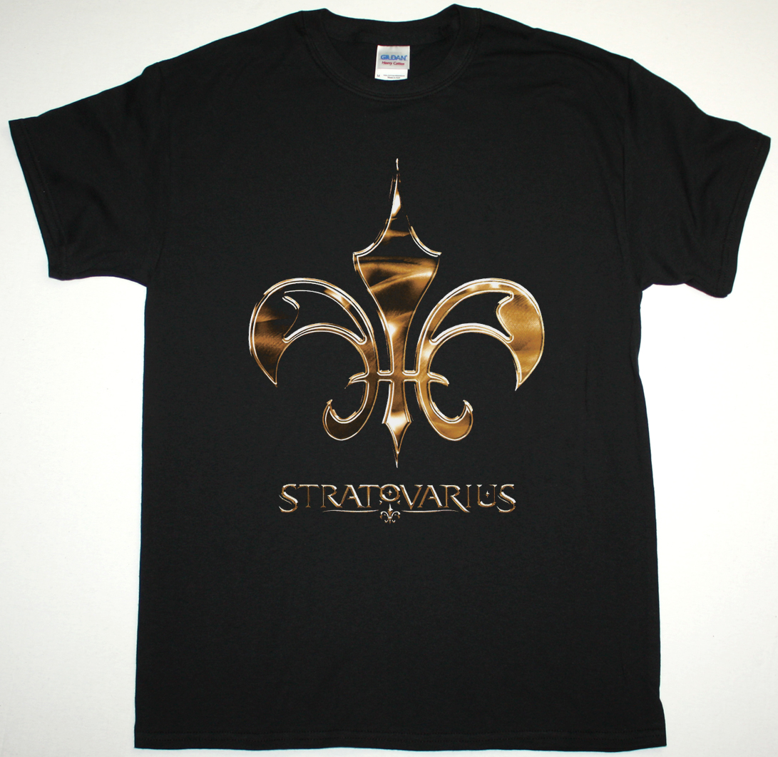 Stratovarius Logo Mens Stylish Double Full Printed Tee
