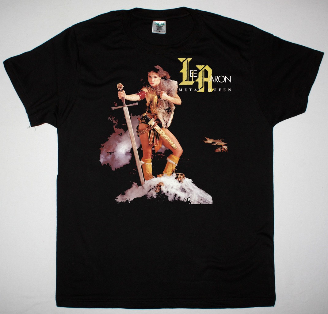 LEE AARON METAL QUEEN 1984 T - SHIRT Rock T-shirts BLACK Best NEW