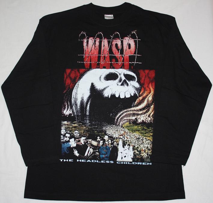 W.A.S.P. THE HEADLESS CHILDREN'89 WASP HEAVY METAL BAND LONG SLEEVE T-SHIRT