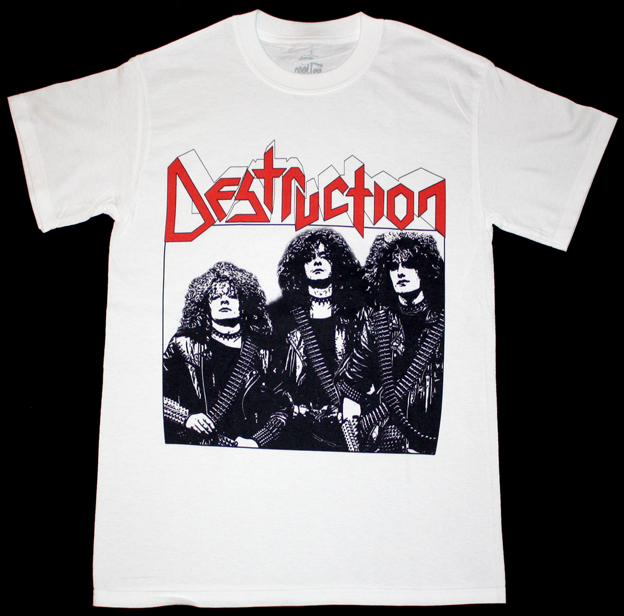 Mainstream kaffe hensynsfuld DESTRUCTION BAND GERMAN THRASH KREATOR NEW WHITE T-SHIRT - Best Rock T- shirts