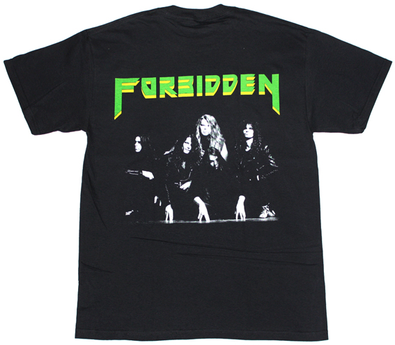 FORBIDDEN TWISTED INTO FORM '90 NEW BLACK T-SHIRT