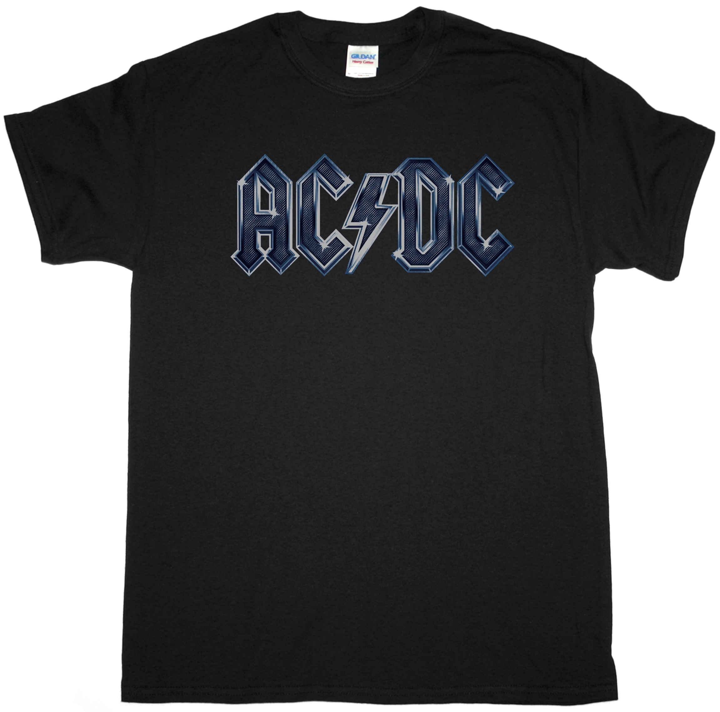 AC DC LOGO NEW BLACK T-SHIRT - Best Rock T-shirts